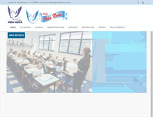 Tablet Screenshot of colegiovidanova.com.br